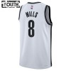 Dječji NBA Dres Brooklyn Nets Patty Mills 8 Nike 2022-23 Association Edition Bijela Swingman